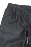 画像6: STILL BY HAND　WOOL EASY SLACKS(CHARCOAL) (6)