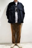 画像2: CAL O LINE　MELTON CPO SHIRT（Navy） (2)