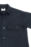 画像6: CAL O LINE　MELTON CPO SHIRT（Navy） (6)