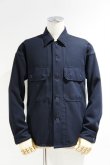 画像4: CAL O LINE　MELTON CPO SHIRT（Navy） (4)
