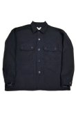 画像5: CAL O LINE　MELTON CPO SHIRT（Navy） (5)