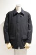 画像4: STILL BY HAND　LAMB MELTON HALF COAT(BLACK)