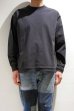 画像4: STILL BY HAND　SWEAT LIKE L/S T-SHIRT(CHARCOAL) (4)