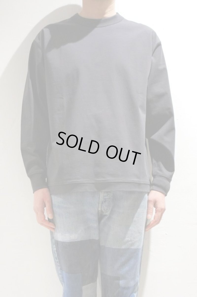 画像4: STILL BY HAND　SWEAT LIKE L/S T-SHIRT(CHARCOAL) (4)