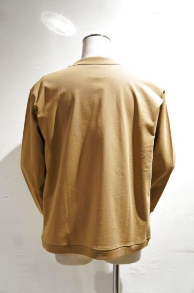 画像1: STILL BY HAND　SWEAT LIKE L/S T-SHIRT(BEIGE)