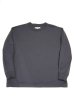 画像1: STILL BY HAND　SWEAT LIKE L/S T-SHIRT(CHARCOAL) (1)