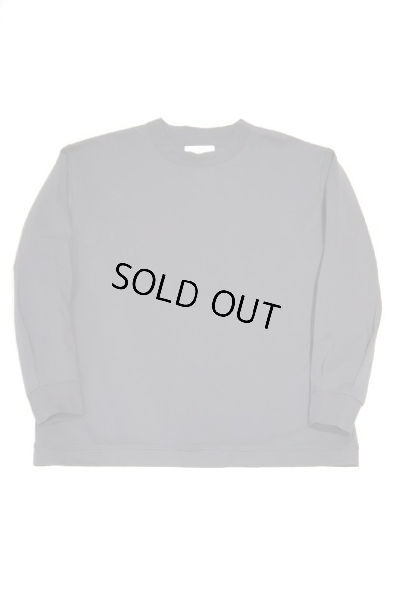 画像1: STILL BY HAND　SWEAT LIKE L/S T-SHIRT(CHARCOAL) (1)