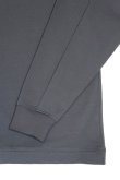 画像2: STILL BY HAND　SWEAT LIKE L/S T-SHIRT(CHARCOAL) (2)