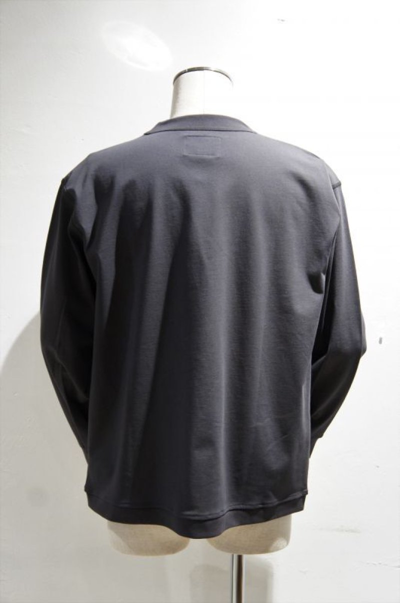 画像1: STILL BY HAND SWEAT LIKE L/S T-SHIRT(CHARCOAL)