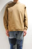 画像1: STILL BY HAND　SWEAT LIKE L/S T-SHIRT(BEIGE) (1)