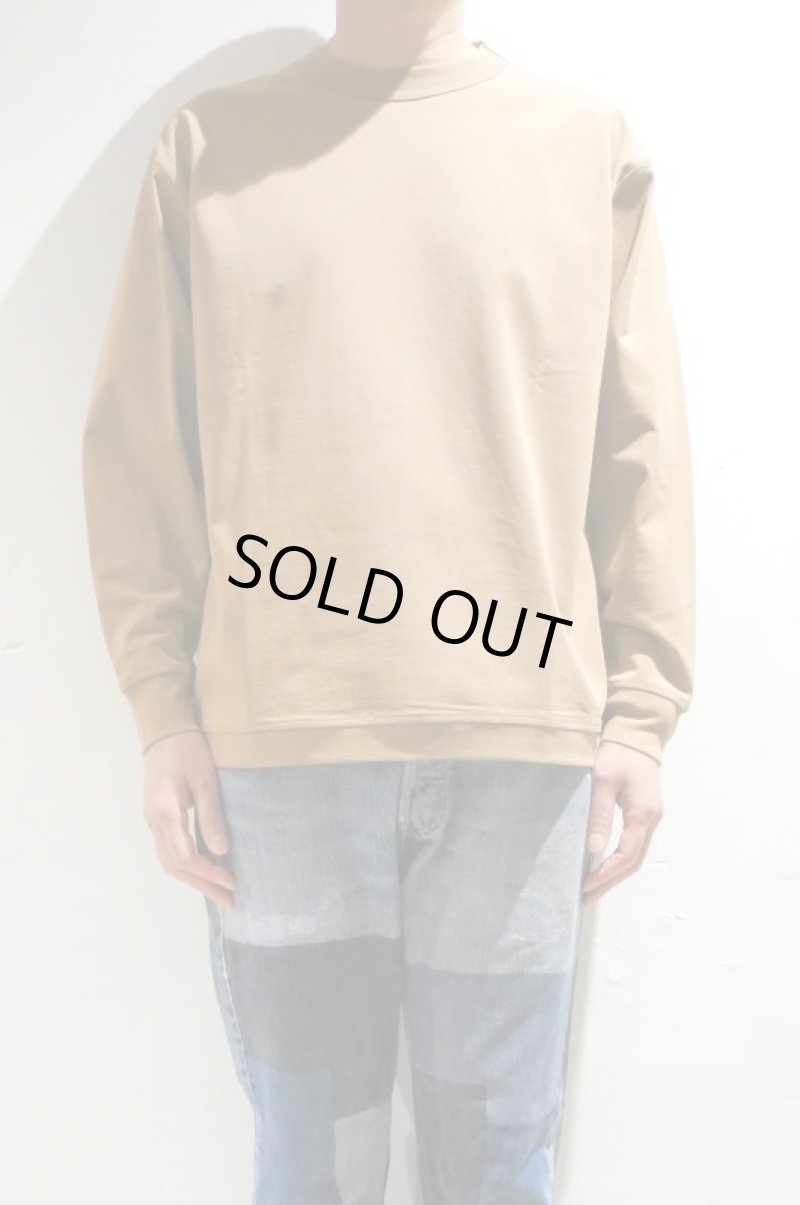画像1: STILL BY HAND　SWEAT LIKE L/S T-SHIRT(BEIGE) (1)