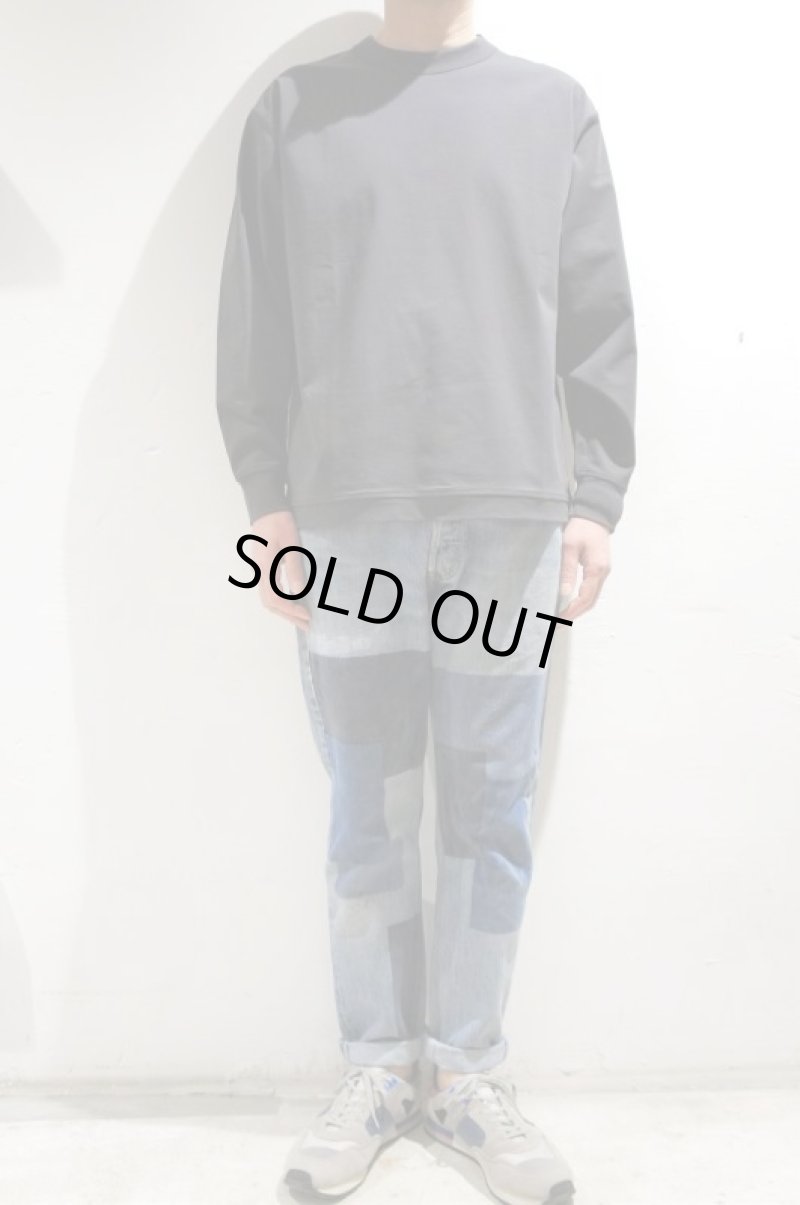 画像5: STILL BY HAND　SWEAT LIKE L/S T-SHIRT(CHARCOAL) (5)