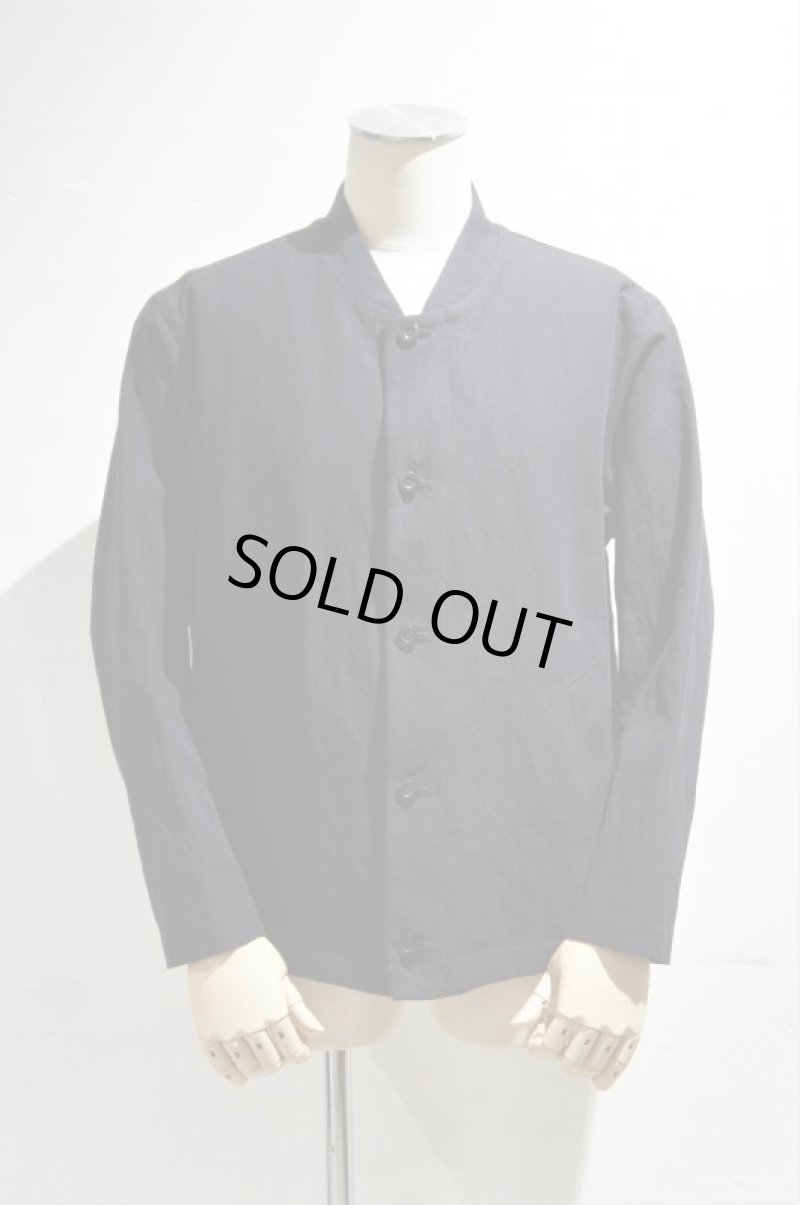 画像7: STILL BY HAND　COTTON LINEN TWILL BLOUSON(BLACK) (7)
