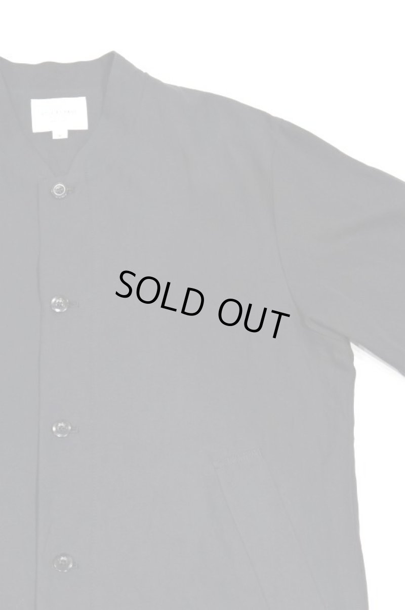 画像5: STILL BY HAND　COTTON LINEN TWILL BLOUSON(BLACK) (5)