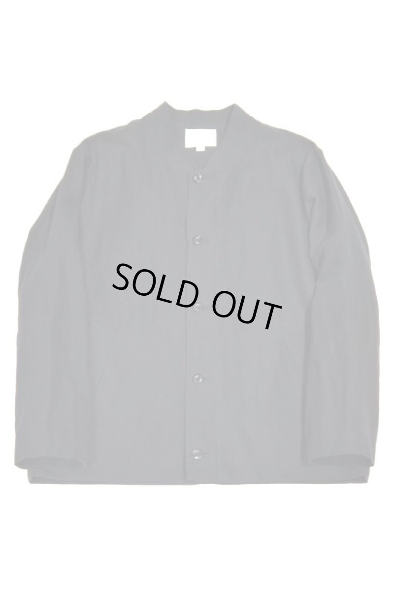 画像4: STILL BY HAND　COTTON LINEN TWILL BLOUSON(BLACK) (4)