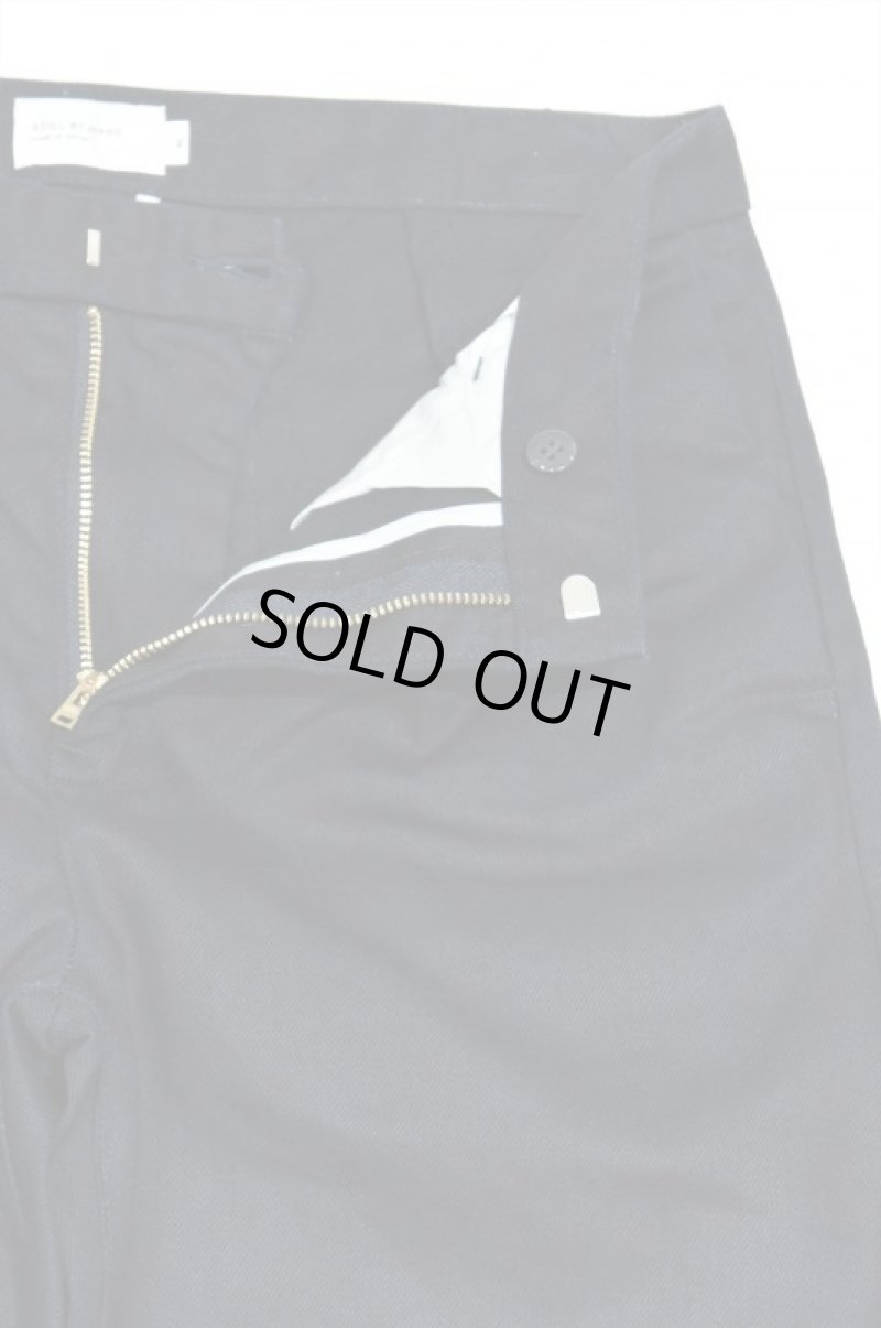 画像4: STILL BY HAND　1 TUCK TAPERED DENIM PANTS(DARK NAVY) (4)