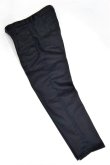 画像1: STILL BY HAND　1 TUCK TAPERED DENIM PANTS(DARK NAVY) (1)