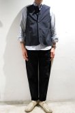 画像6: STILL BY HAND　1 TUCK TAPERED DENIM PANTS(DARK NAVY) (6)