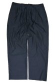 画像5: STILL BY HAND　COTTON 4 TUCK EASY SLACKS(INK BLACK) (5)