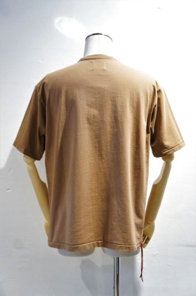 画像1: CAL O LINE　SOLID COLOR POCKET S/S TEE（COYOTE）