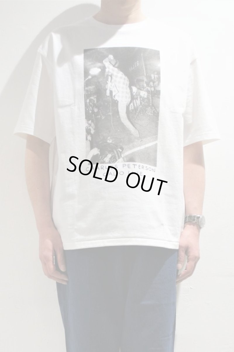 画像1: CAL O LINE　"RAJI'S KURT GUITAR OVER HEAD" S/S TEE（WHITE） (1)