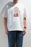 画像1: CAL O LINE　"SOUTH DAKOTA" T-SHIRT（WHITE） (1)