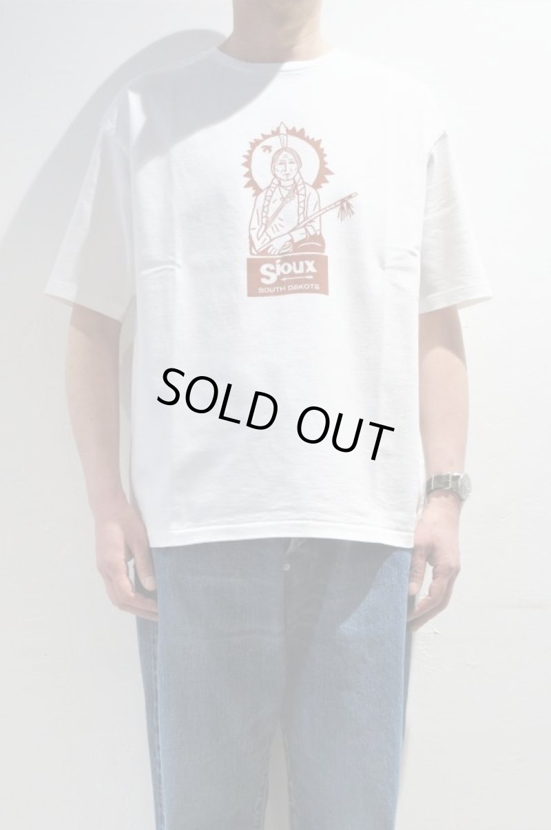 画像1: CAL O LINE　"SOUTH DAKOTA" T-SHIRT（WHITE） (1)