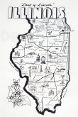 画像5: CAL O LINE　"CHICAGO" MAP T-SHIRT（WHITE） (5)