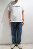 画像2: CAL O LINE　"CHICAGO" MAP T-SHIRT（WHITE） (2)