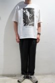 画像7: STILL BY HAND　LINEN 2 TUCK EASY SLACKS(CHARCOAL) (7)