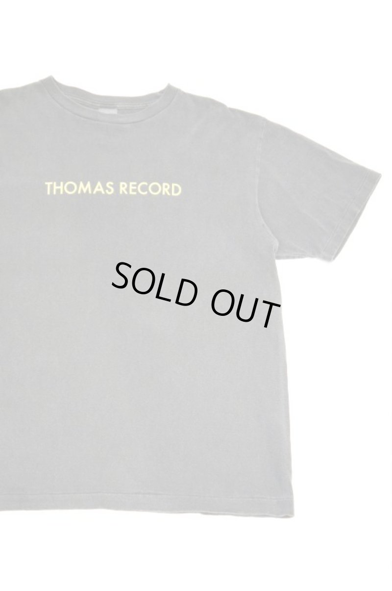 画像1: ORDINARY FITS　PRINT-T/THOMAS RECORD(BLACK) (1)
