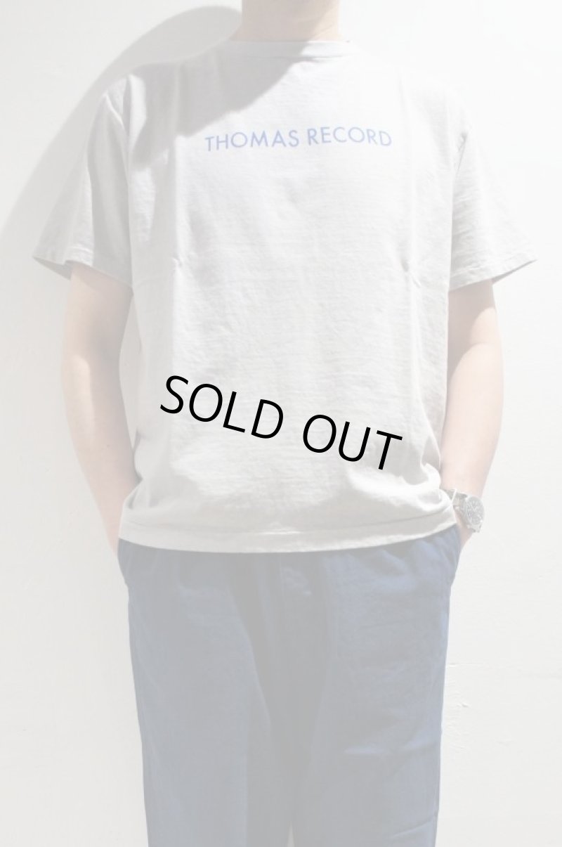 画像1: ORDINARY FITS　PRINT-T/THOMAS RECORD(GRAY) (1)