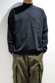 画像4: STILL BY HAND　HIGH NECK T-SHIRT(INK BLACK) (4)
