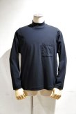 画像2: STILL BY HAND　HIGH NECK T-SHIRT(INK BLACK) (2)