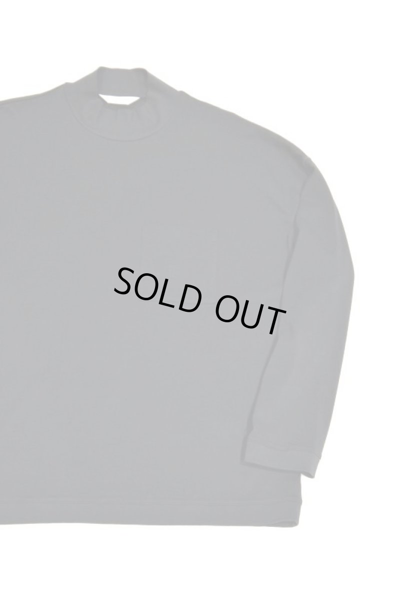 画像1: STILL BY HAND　HIGH NECK T-SHIRT(INK BLACK) (1)