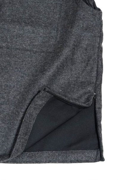 画像3: MANUAL ALPHABET　BONDING WOOL PULL OVER VEST（CHARCOAL）