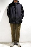 画像3: STILL BY HAND　NYLON HOODED BLOUSON(INK BLACK) (3)