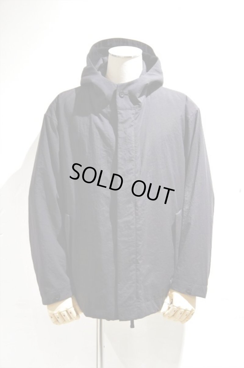 画像4: STILL BY HAND　NYLON HOODED BLOUSON(INK BLACK) (4)