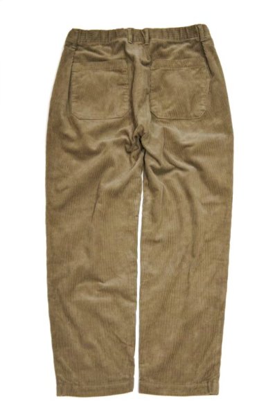 画像1: STILL BY HAND　CORDUROY 2 TUCK TROUSERS(GREIGE)