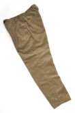 画像1: STILL BY HAND　CORDUROY 2 TUCK TROUSERS(GREIGE) (1)