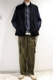 画像6: STILL BY HAND　WOOL PILE ZIP VEST(DARK NAVY) (6)