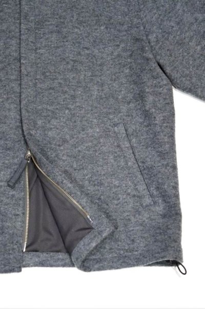 画像3: STILL BY HAND　WOOL BOA ZIP BLOUSON(GREY)
