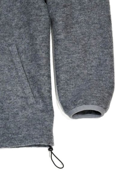 画像2: STILL BY HAND　WOOL BOA ZIP BLOUSON(GREY)