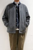 画像8: STILL BY HAND　WOOL BOA ZIP BLOUSON(GREY) (8)