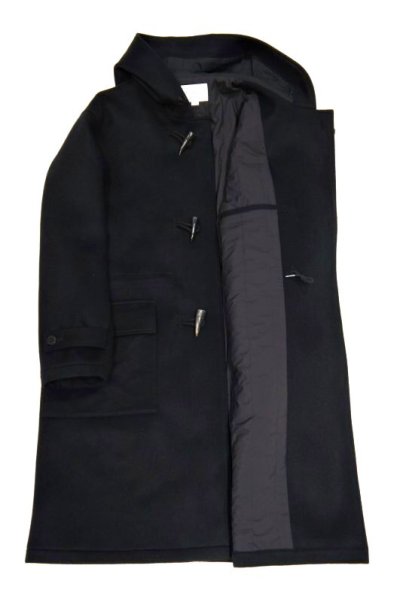画像2: STILL BY HAND　DUFFLE COAT(BLACK)