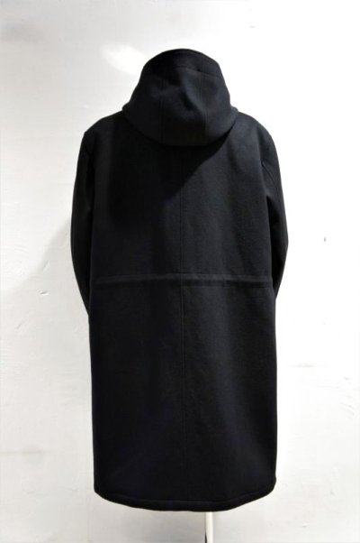 画像1: STILL BY HAND　DUFFLE COAT(BLACK)