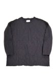 画像1: CAL O LINE　ORGANIC QUILT L/S（BLACK） (1)