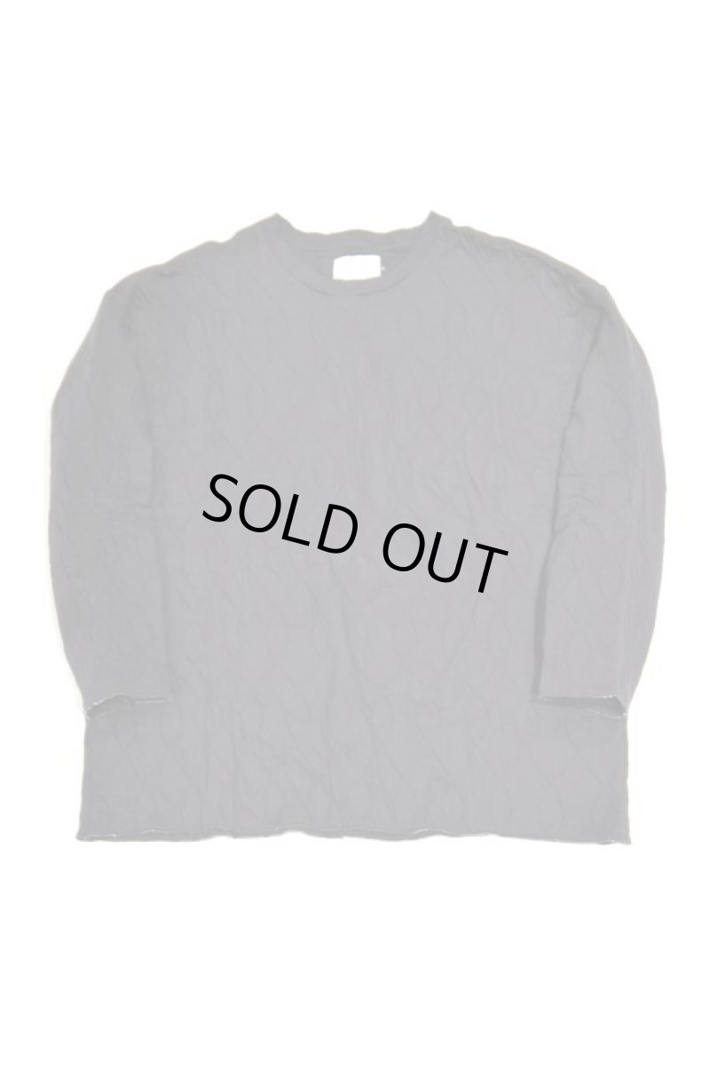 画像1: CAL O LINE　ORGANIC QUILT L/S（BLACK） (1)