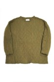 画像1: CAL O LINE　ORGANIC QUILT L/S（OLIVE DRAB） (1)