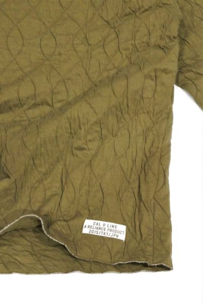 画像3: CAL O LINE　ORGANIC QUILT L/S（OLIVE DRAB）
